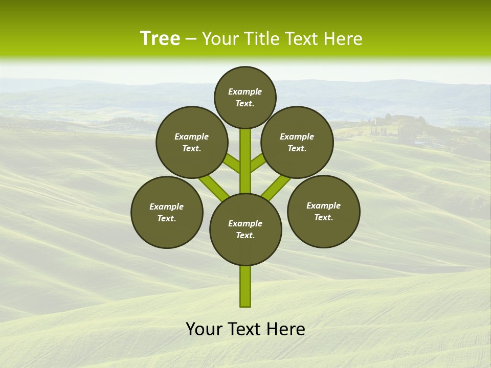 Shadow Tuscan Holidays PowerPoint Template