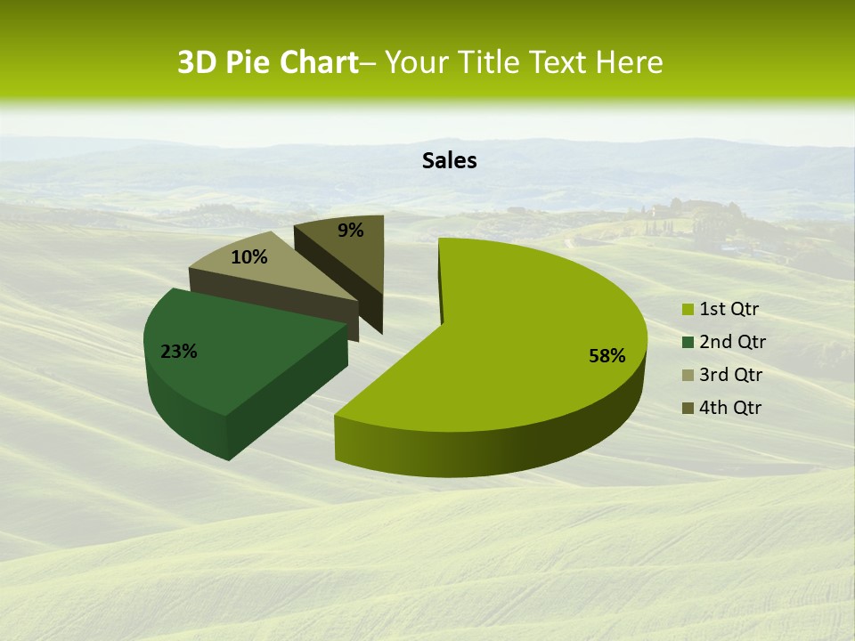 Shadow Tuscan Holidays PowerPoint Template