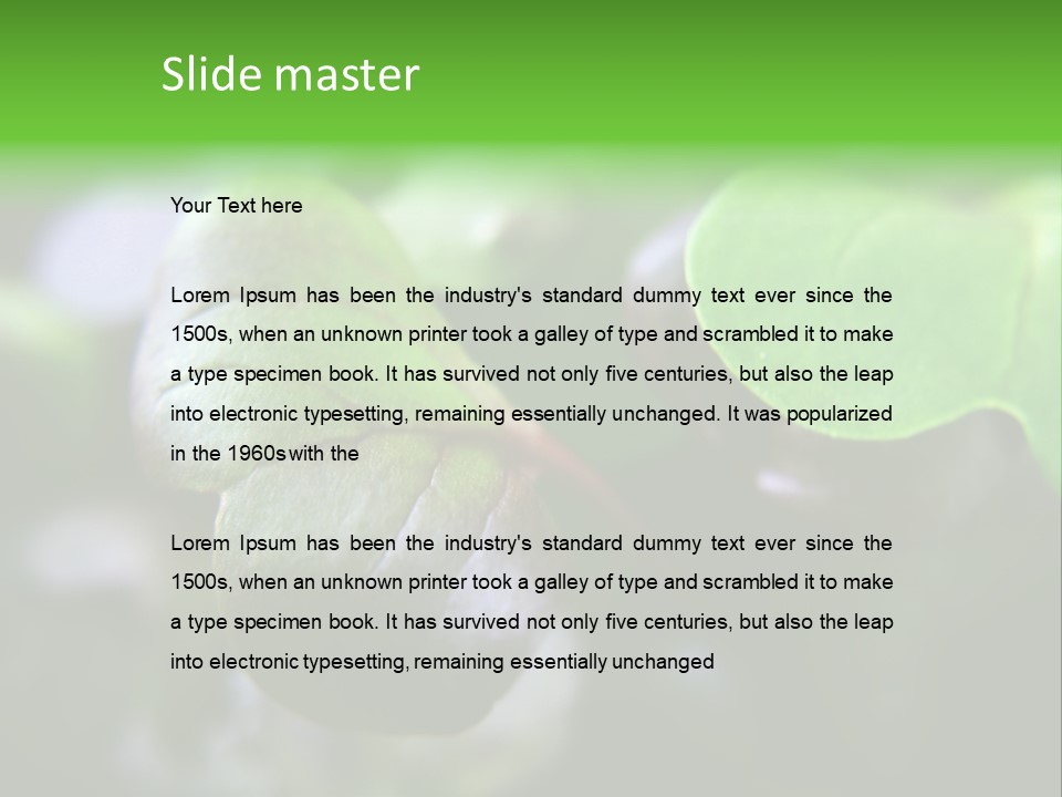 Macro Shot Of Micro Greens Micronutrients Micro Greens PowerPoint Template