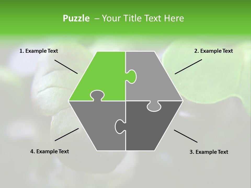 Macro Shot Of Micro Greens Micronutrients Micro Greens PowerPoint Template