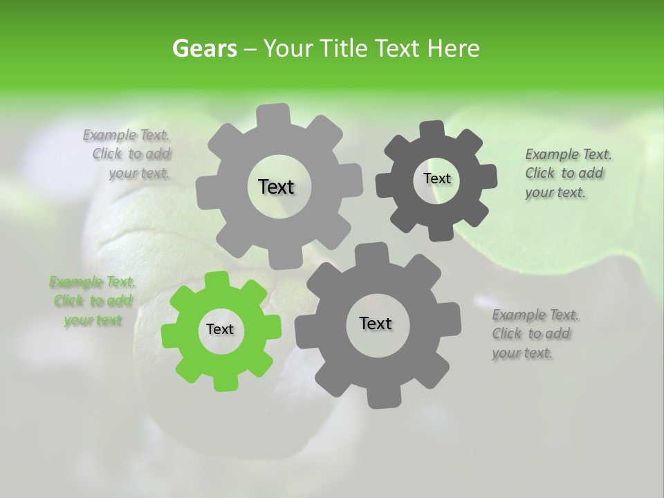 Macro Shot Of Micro Greens Micronutrients Micro Greens PowerPoint Template