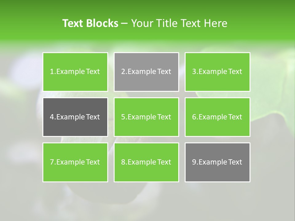 Macro Shot Of Micro Greens Micronutrients Micro Greens PowerPoint Template