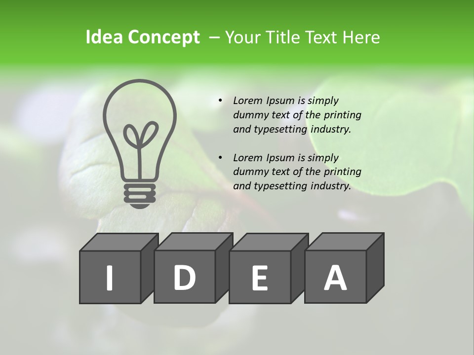 Macro Shot Of Micro Greens Micronutrients Micro Greens PowerPoint Template