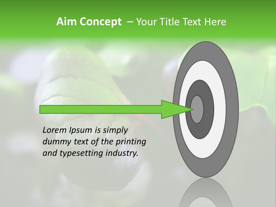 Macro Shot Of Micro Greens Micronutrients Micro Greens PowerPoint Template