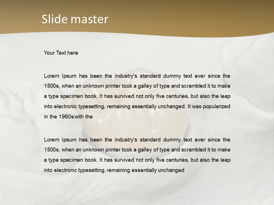 Prosthodontic Gypsum Crown PowerPoint Template