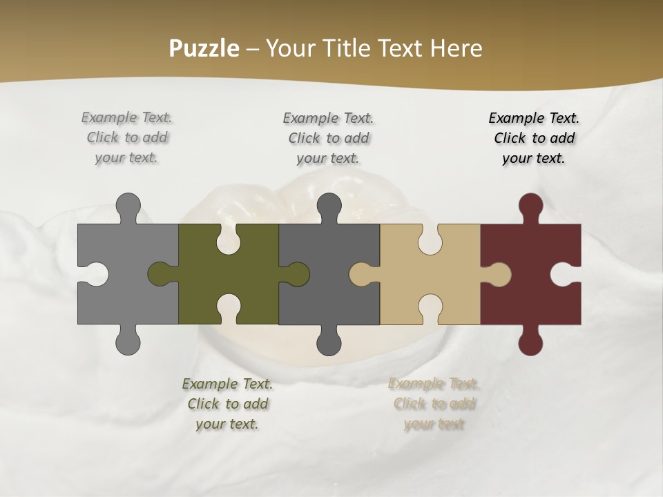 Prosthodontic Gypsum Crown PowerPoint Template