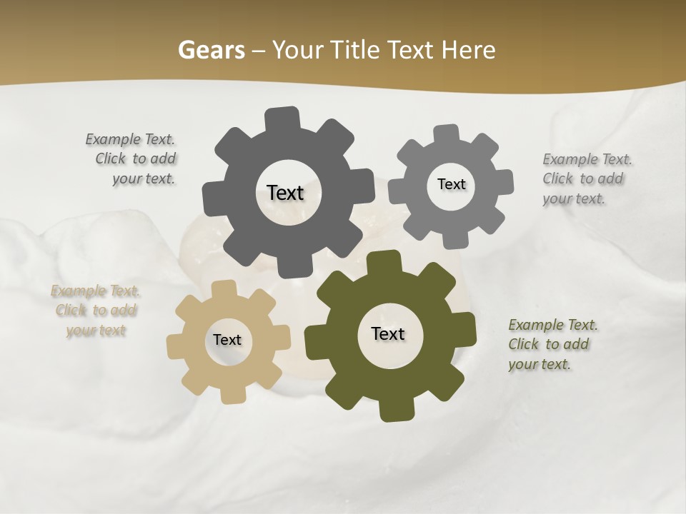 Prosthodontic Gypsum Crown PowerPoint Template
