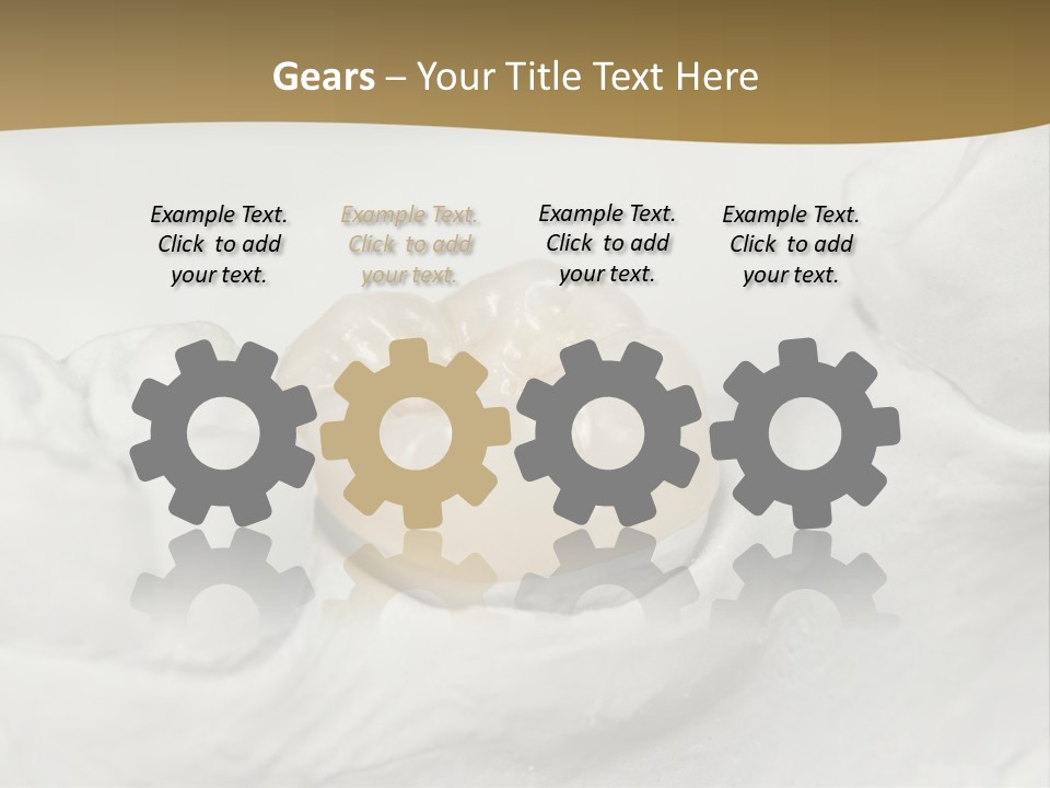 Prosthodontic Gypsum Crown PowerPoint Template