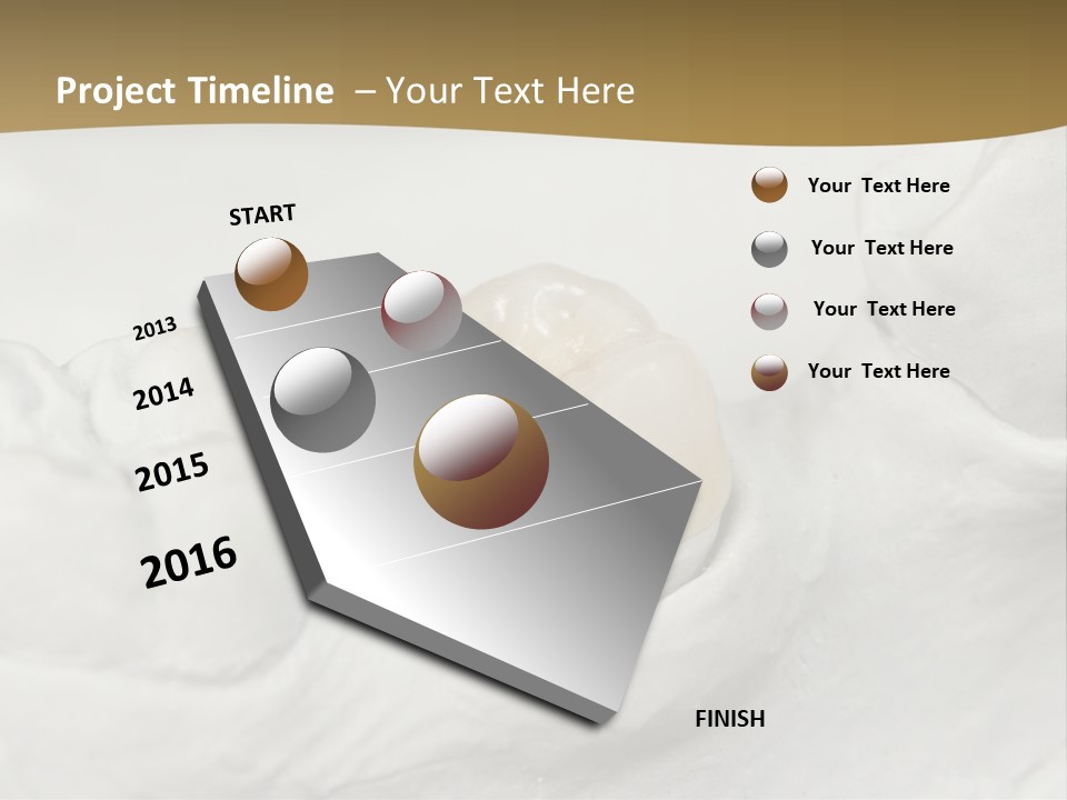 Prosthodontic Gypsum Crown PowerPoint Template