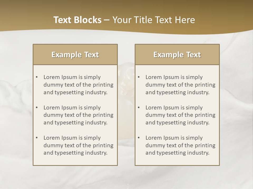 Prosthodontic Gypsum Crown PowerPoint Template