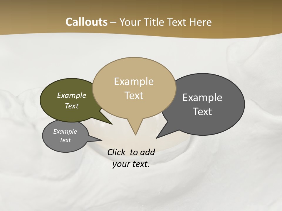 Prosthodontic Gypsum Crown PowerPoint Template
