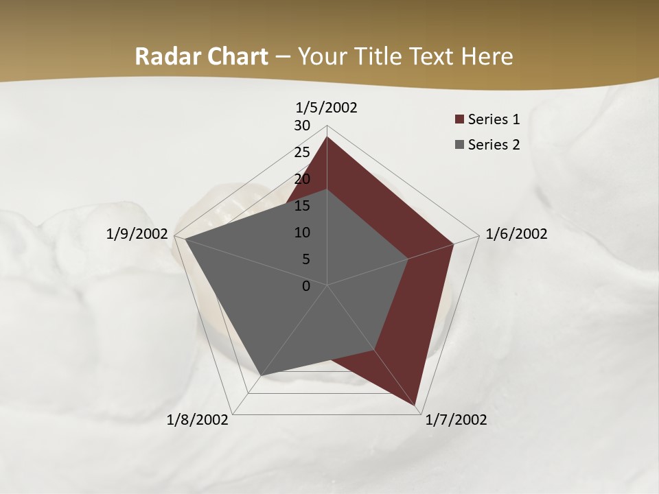 Prosthodontic Gypsum Crown PowerPoint Template