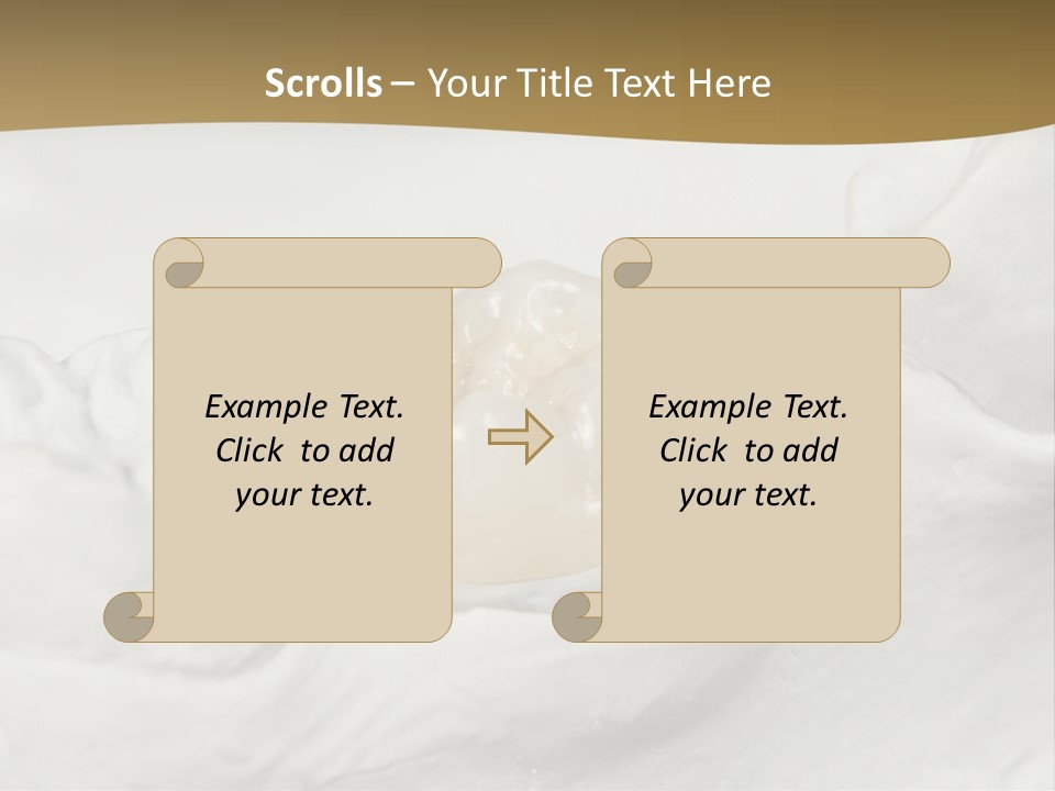 Prosthodontic Gypsum Crown PowerPoint Template