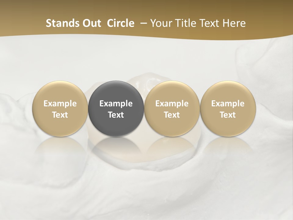 Prosthodontic Gypsum Crown PowerPoint Template