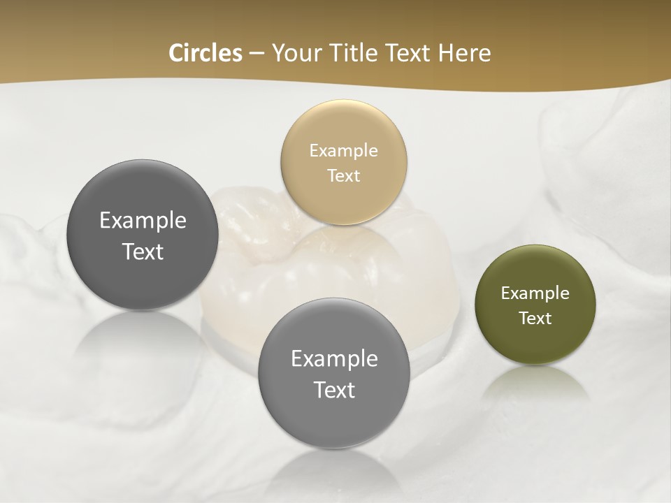 Prosthodontic Gypsum Crown PowerPoint Template