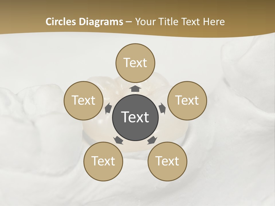 Prosthodontic Gypsum Crown PowerPoint Template