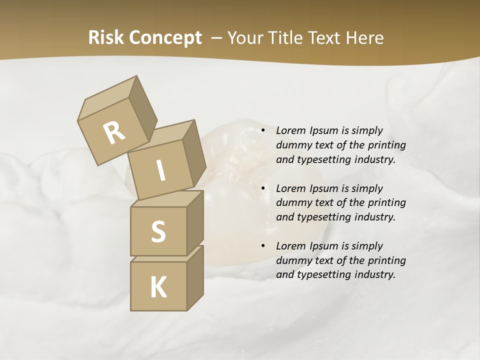 Prosthodontic Gypsum Crown PowerPoint Template