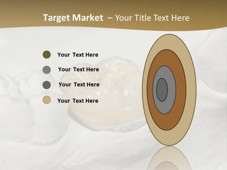 Prosthodontic Gypsum Crown PowerPoint Template