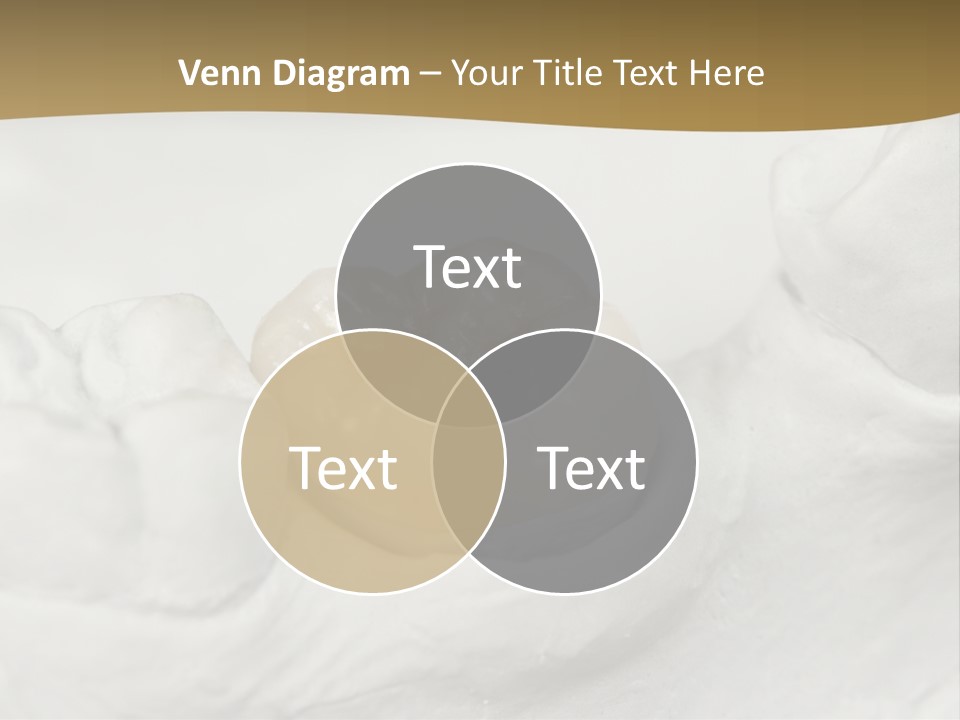 Prosthodontic Gypsum Crown PowerPoint Template