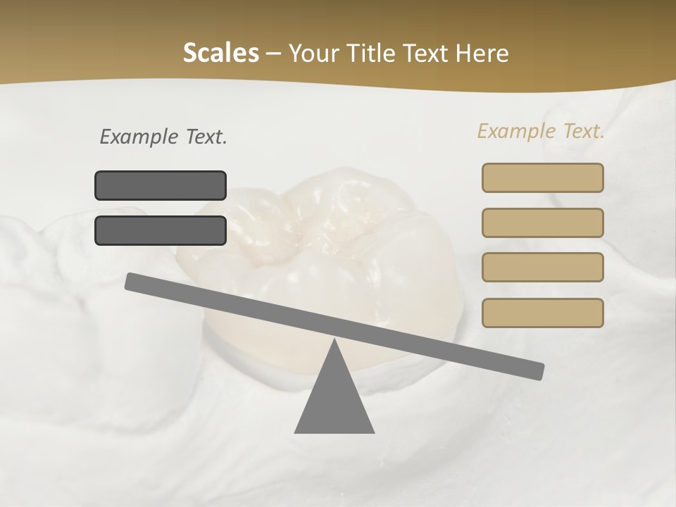 Prosthodontic Gypsum Crown PowerPoint Template
