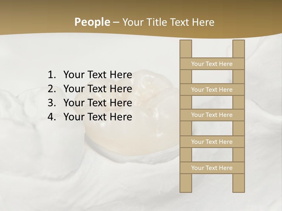 Prosthodontic Gypsum Crown PowerPoint Template