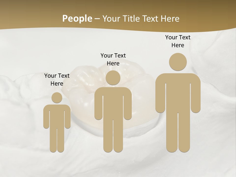 Prosthodontic Gypsum Crown PowerPoint Template