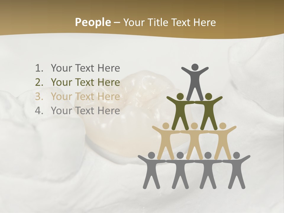 Prosthodontic Gypsum Crown PowerPoint Template