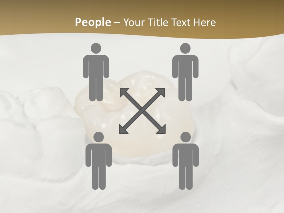 Prosthodontic Gypsum Crown PowerPoint Template