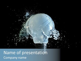 Energy Light Black PowerPoint Template