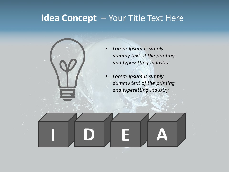 Energy Light Black PowerPoint Template