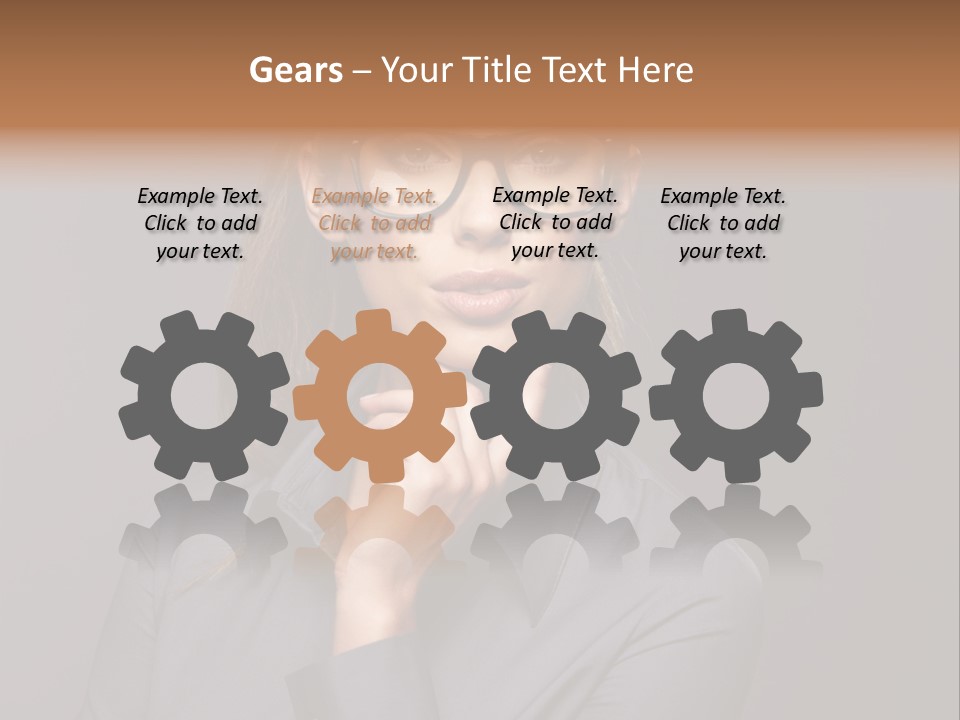 Successful Beauty Executive PowerPoint Template