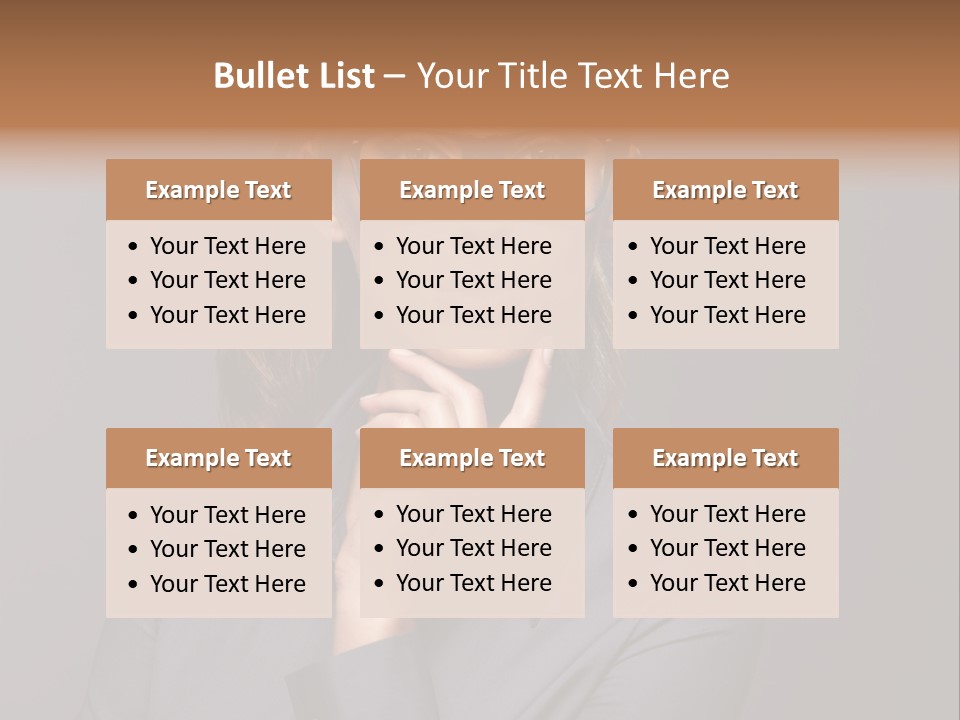 Successful Beauty Executive PowerPoint Template