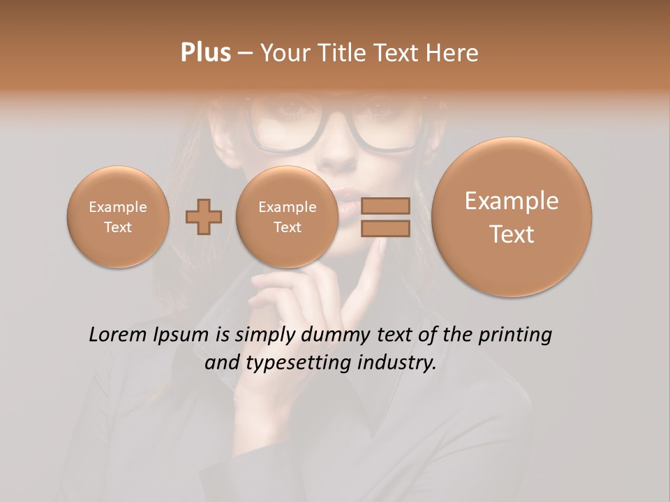 Successful Beauty Executive PowerPoint Template