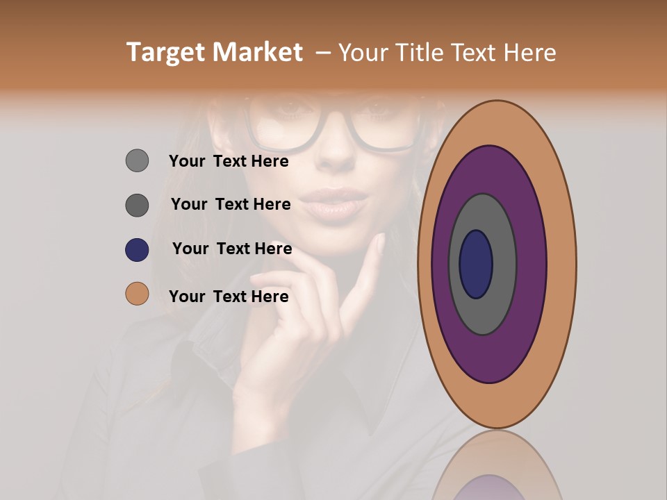 Successful Beauty Executive PowerPoint Template