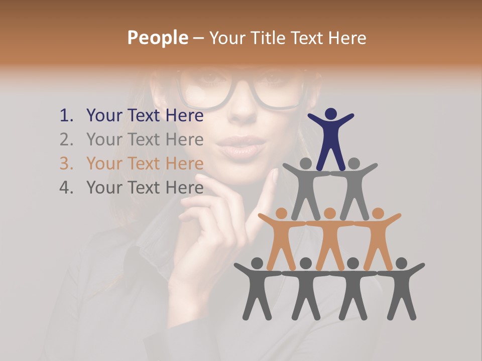 Successful Beauty Executive PowerPoint Template
