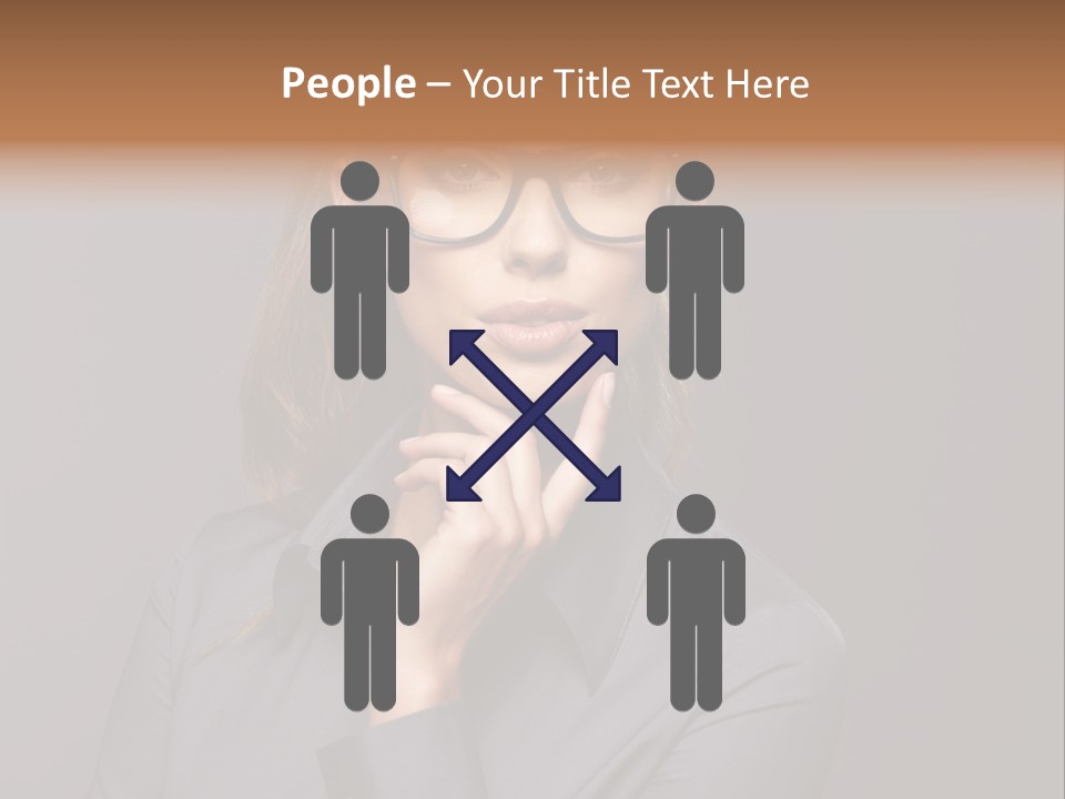 Successful Beauty Executive PowerPoint Template