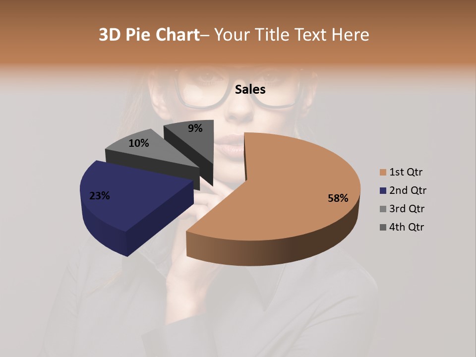 Successful Beauty Executive PowerPoint Template