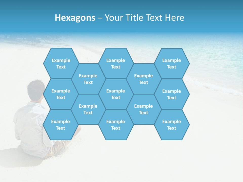 Vacation Man Connection PowerPoint Template