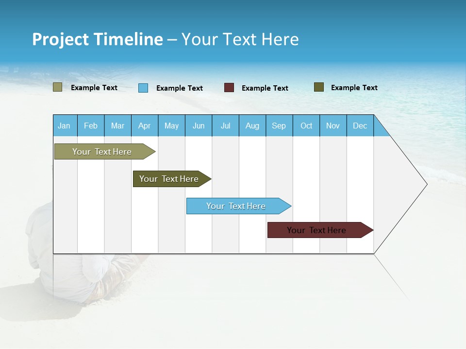 Vacation Man Connection PowerPoint Template