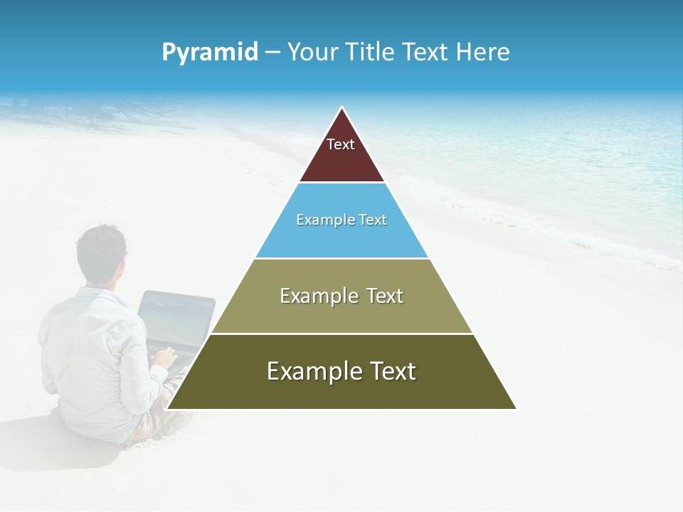 Vacation Man Connection PowerPoint Template