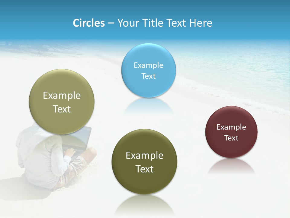 Vacation Man Connection PowerPoint Template