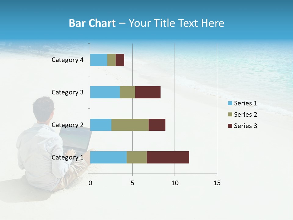 Vacation Man Connection PowerPoint Template