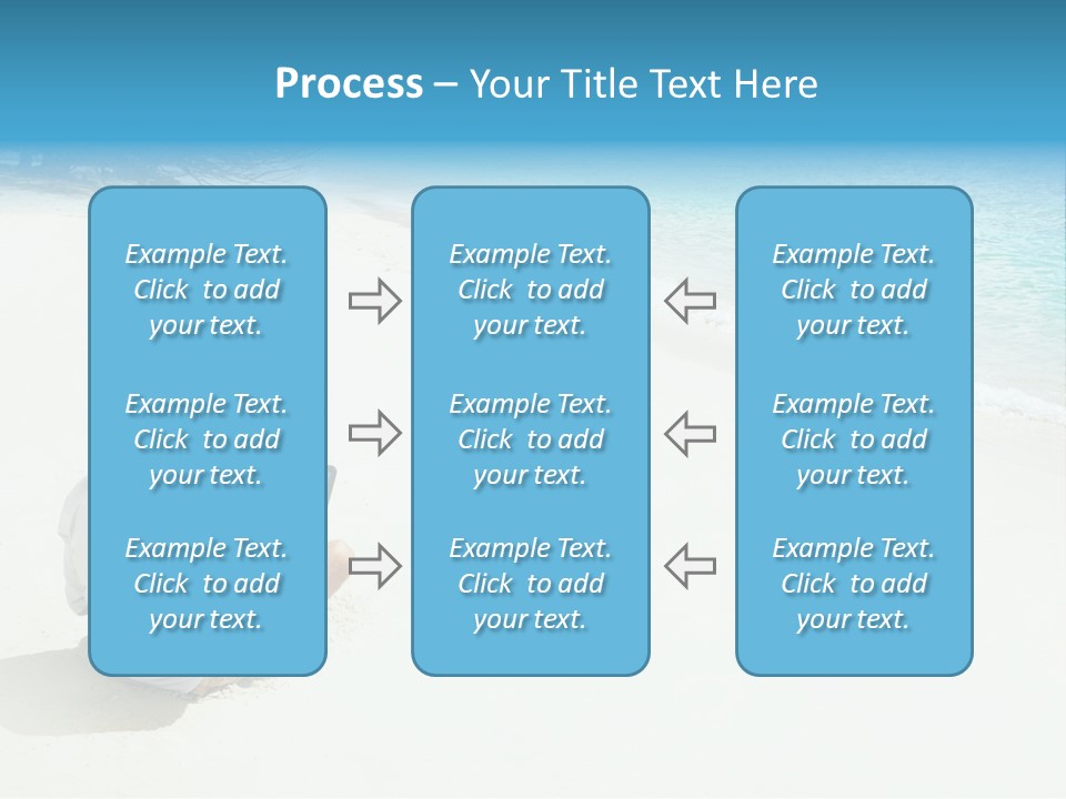 Vacation Man Connection PowerPoint Template