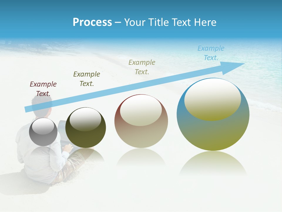 Vacation Man Connection PowerPoint Template