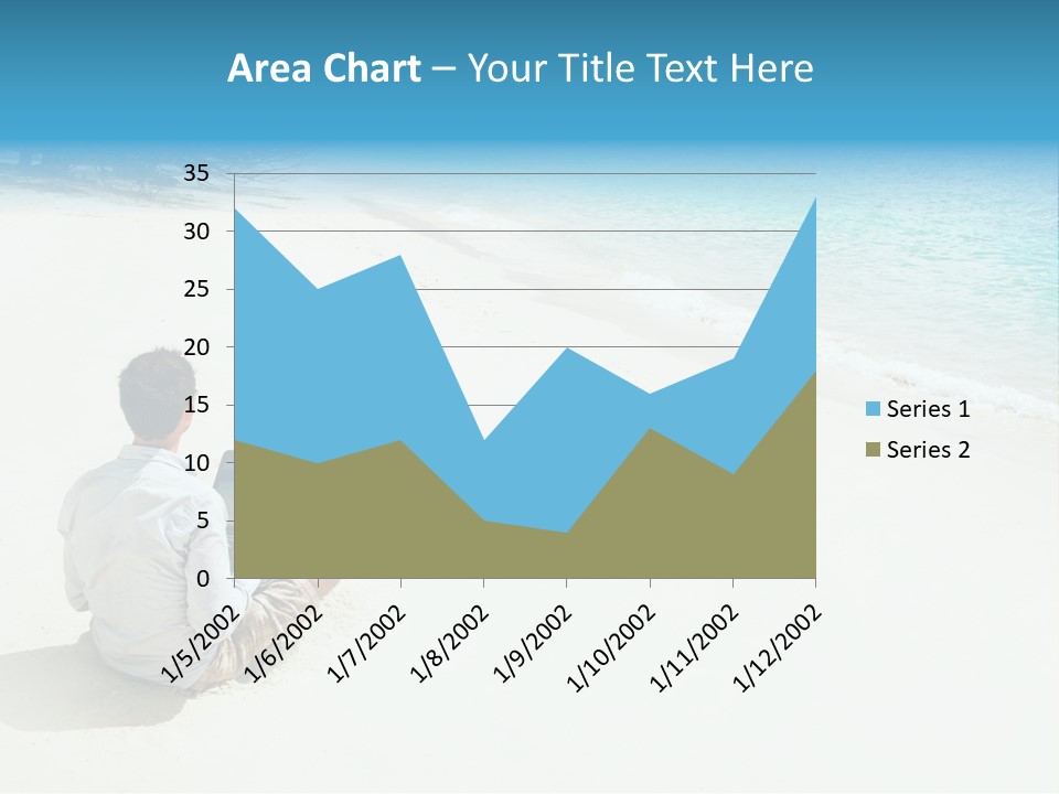 Vacation Man Connection PowerPoint Template