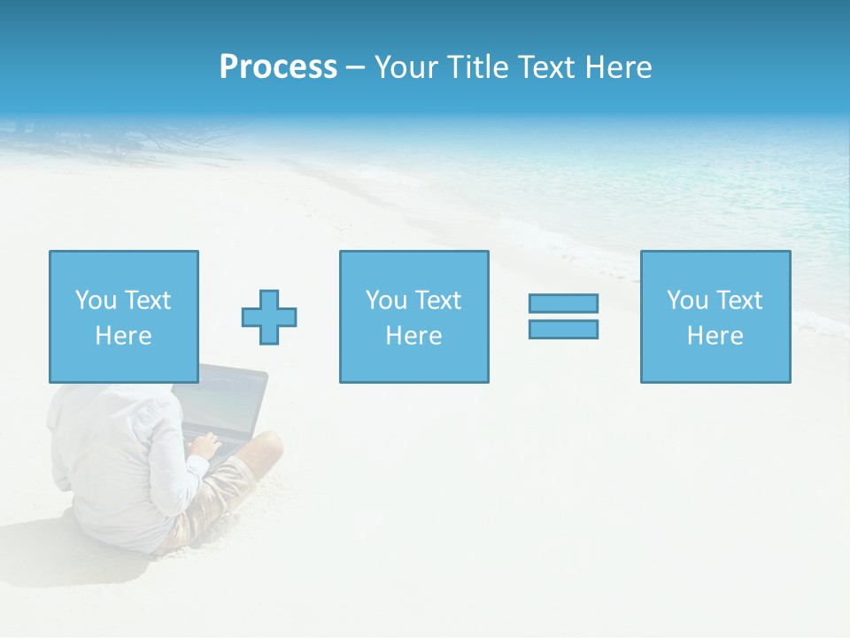 Vacation Man Connection PowerPoint Template