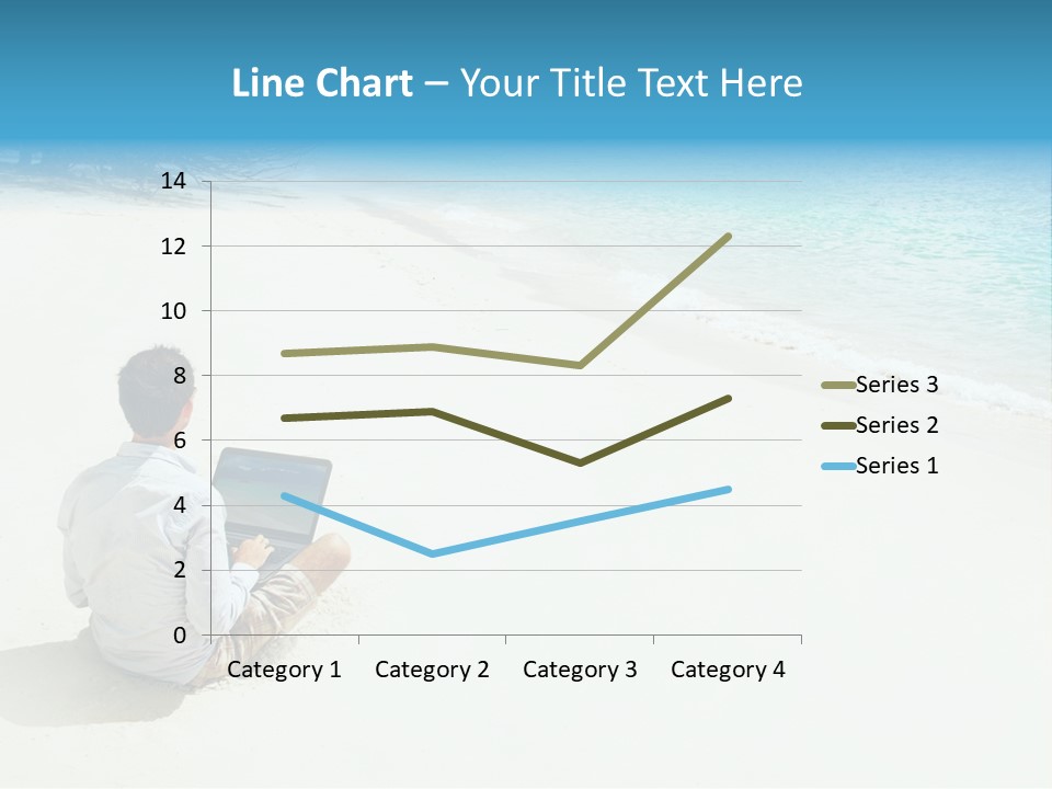 Vacation Man Connection PowerPoint Template