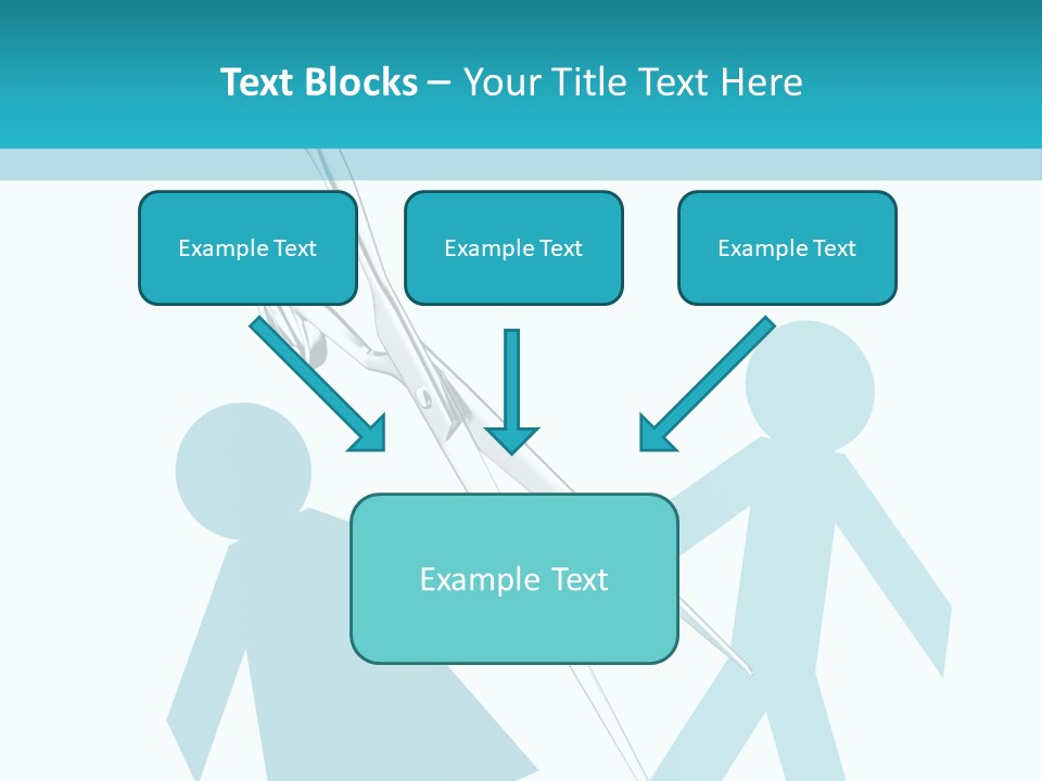 Scissors Law Canceling PowerPoint Template