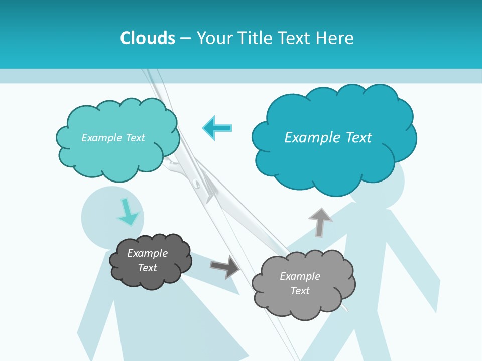 Scissors Law Canceling PowerPoint Template