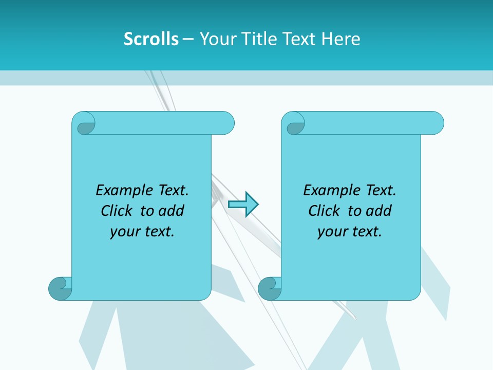 Scissors Law Canceling PowerPoint Template